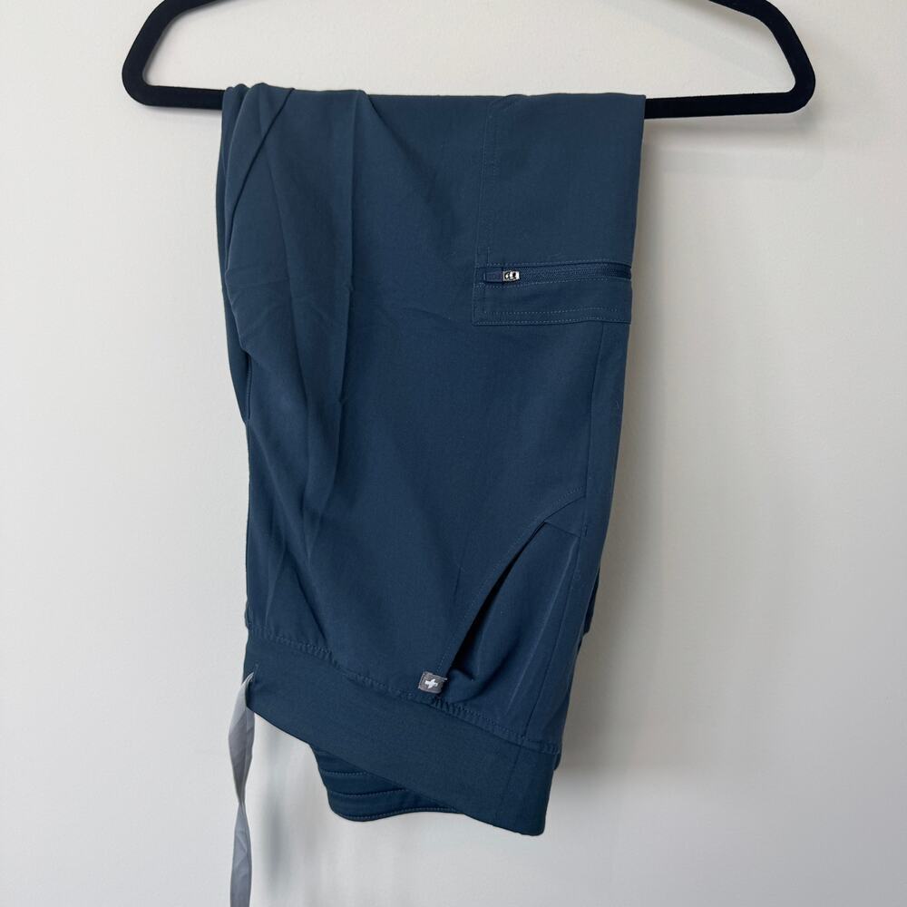FIGS Zamora Jogger Dark Harbor Scrub Pants Size Medium Petite